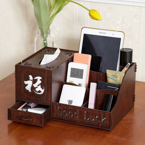 木质创意收纳盒 融合中式美学与现代功能的多面手